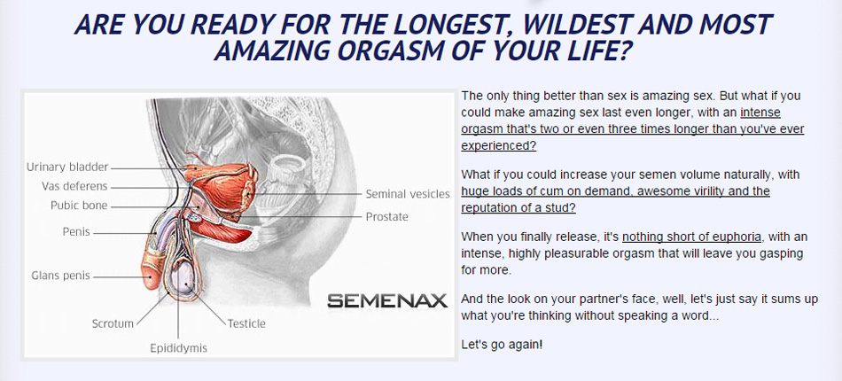 Semenax Amazing Orgasm